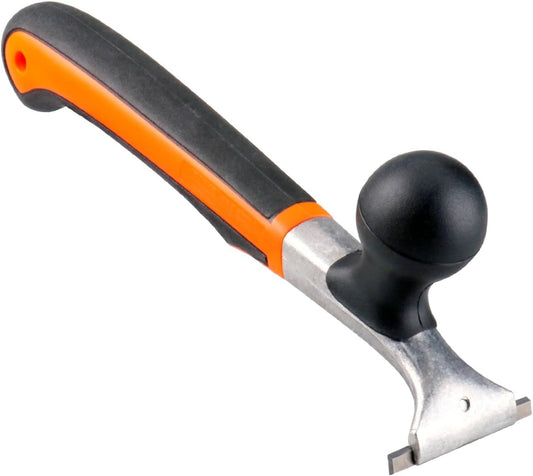 Premium Ergonomic Carbide Scraper.2-1/2.Scraper Tool for Removing Varnish. Paint. Glue. Resin. Dry Glaze. Stains. Putty. Scratch