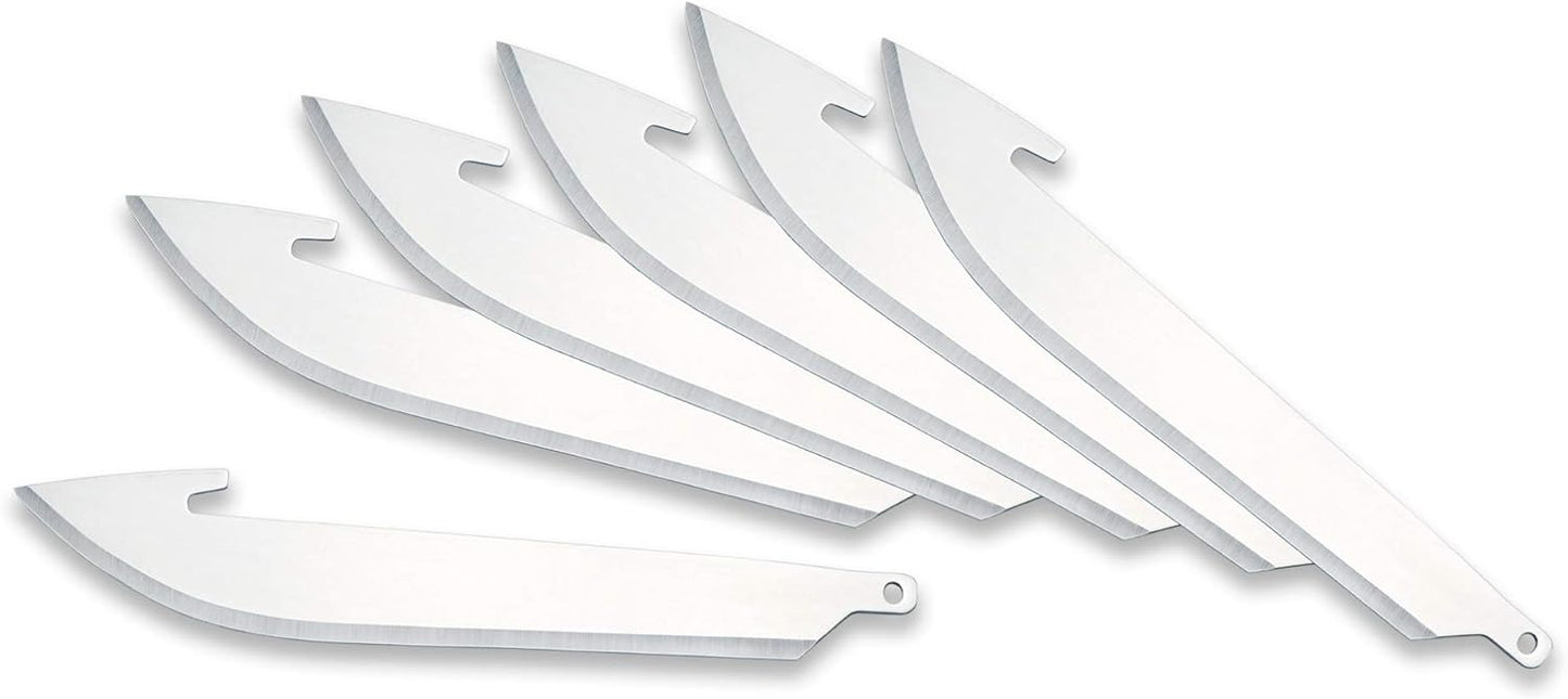 OUTDOOR EDGE 3.5 RazorSafe Replacement Knife Blades. 6 Pieces